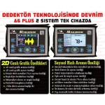 a6 plus dedektör, altın define dedektörü, çok frekanslı dedektör, profesyonel dedektör